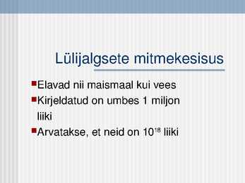 Lülijalgsed #4
