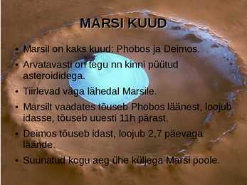 Esitlus - Marss #8