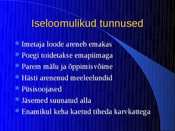 Imetajad #4