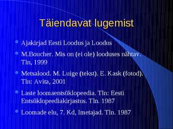 Imetajad #10