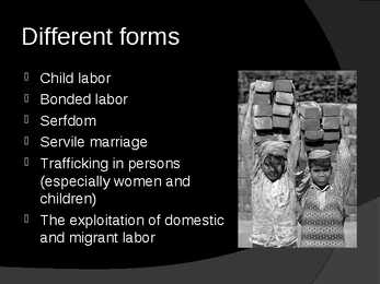 CONTEMPORARY SLAVERY #3