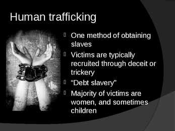 CONTEMPORARY SLAVERY #4