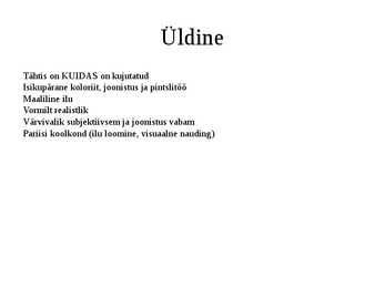 Modernistlik realism #2