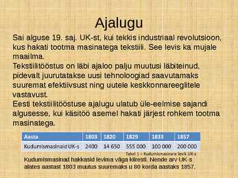 Esitlus-TEKSTIILITÖÖSTUS #5