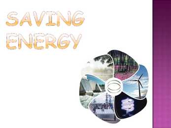Saving energy