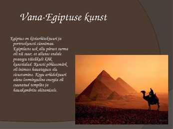 Vana-Egiptuse kunst
