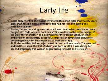 Fay Weldon-Powerpoint #3