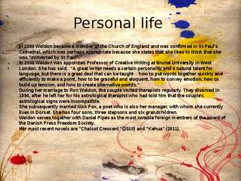 Fay Weldon-Powerpoint #6