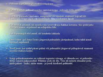 Pulmad vanasti #10