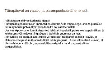 Poliitilised ideoloogiad #13