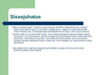 Haldjatants powerpoint #3