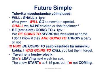 English Tenses - theory #12