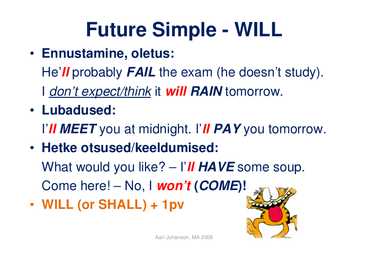 English Tenses - theory #13