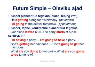 English Tenses - theory #15