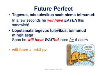 English Tenses - theory #17