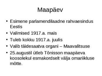 Eesti iseseisvumine - slideshow #11