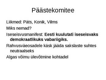 Eesti iseseisvumine - slideshow #16