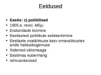 Eesti iseseisvumine - slideshow #6