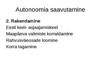 Eesti iseseisvumine - slideshow #8