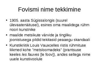 Fovism #2