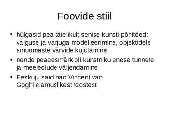 Fovism #3