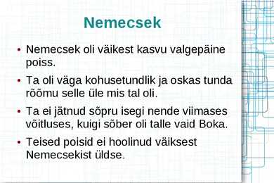 PAL-TÄNAVA POISID #4