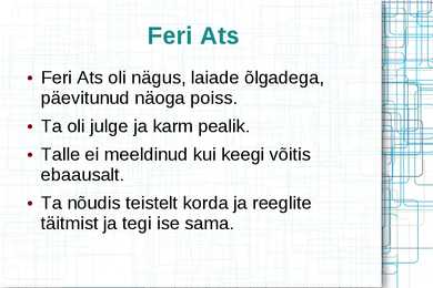 PAL-TÄNAVA POISID #5