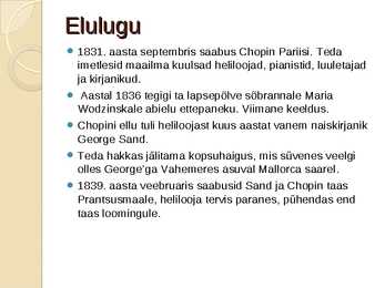 Fryderyk Chopin #3
