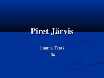 Piret Järvis