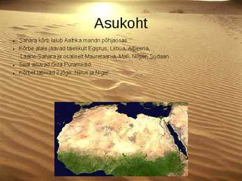 Esitlus Sahara Kõrbest #3