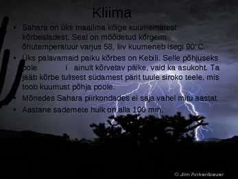 Esitlus Sahara Kõrbest #4