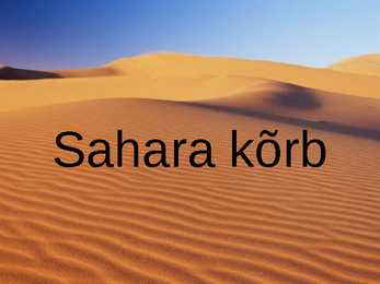 Esitlus Sahara Kõrbest