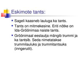 Eskimod ehk inuitid #11