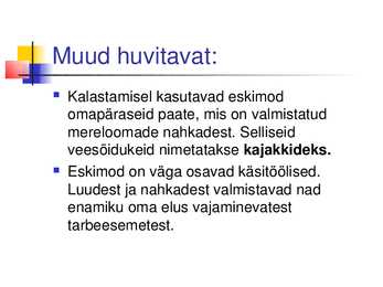Eskimod ehk inuitid #12