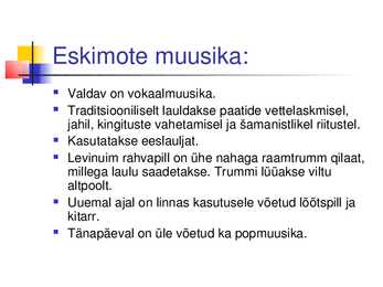 Eskimod ehk inuitid #10