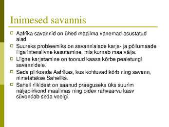 Savann #11