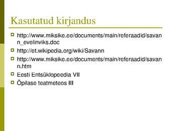 Savann #13