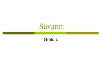 Savann