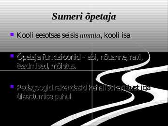 Vana-Idamaade haridusest #5
