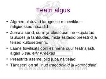 Kreeka teater #2