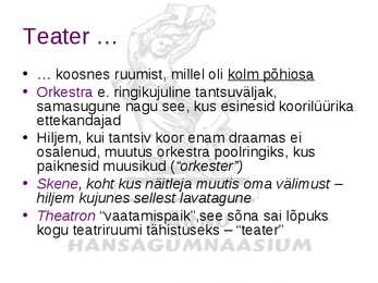 Kreeka teater #5