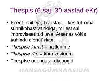 Kreeka teater #9