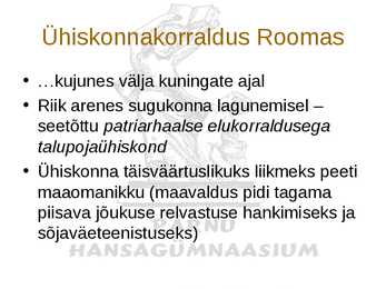 Rooma riigi algus - Etruskid #9