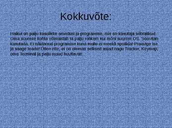 Haiku esitlus #18