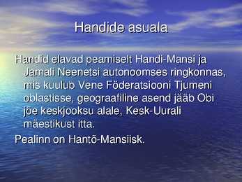 Soome-ugri rahvad-Handid #2