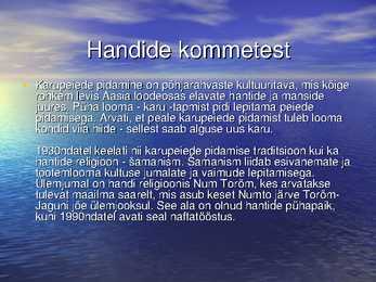 Soome-ugri rahvad-Handid #6