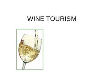 Wine tourism