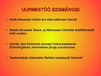Teadlikus reikist-reikiga tervendamine saare-ja muhumaal #3