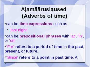 Active tenses #11