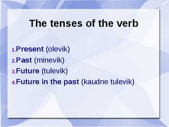 Active tenses #4